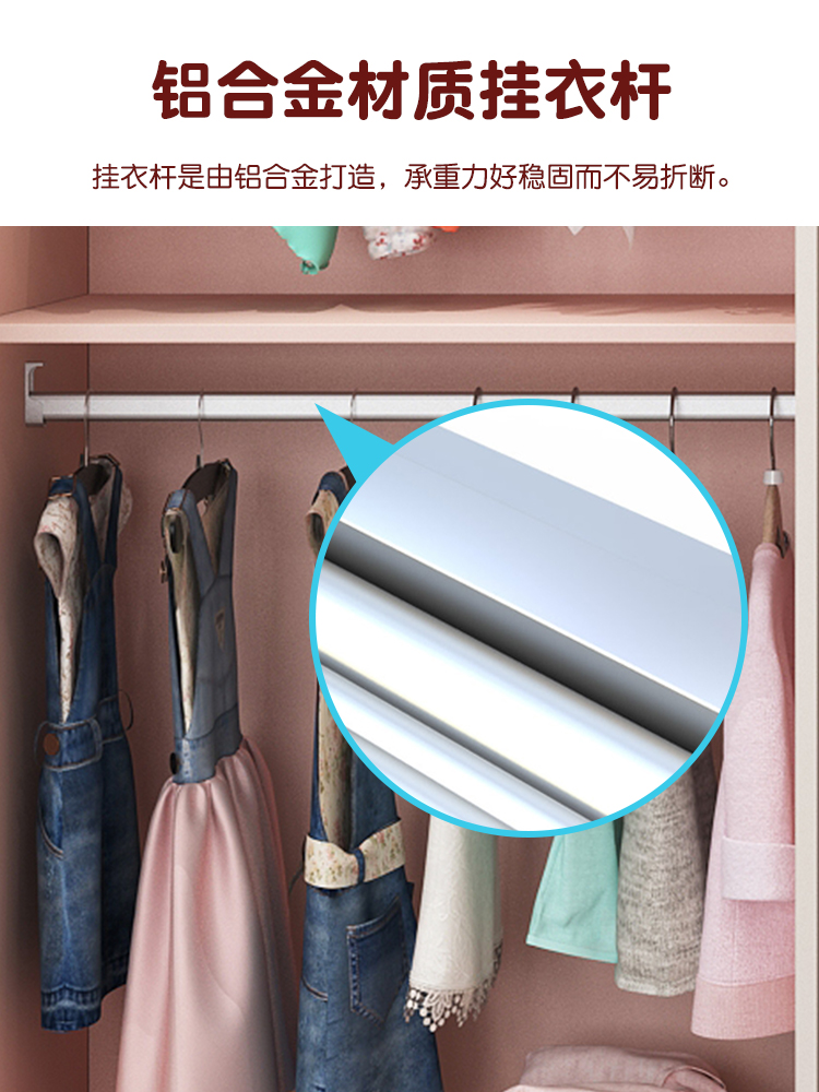 衣柜书桌一体转角电脑桌书柜儿童卧室家用组合拐角学习桌书架实木